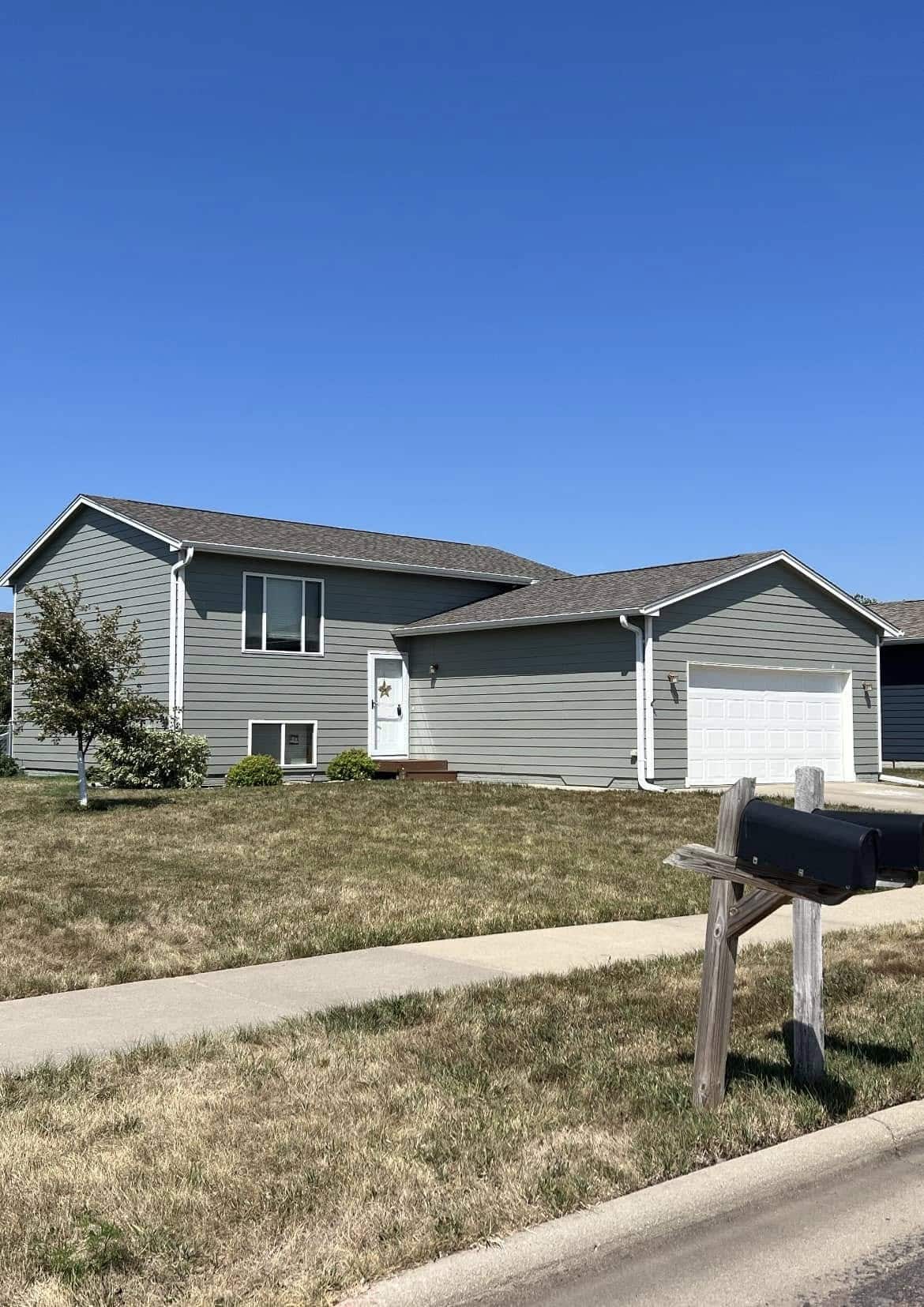 Before exterior house painting